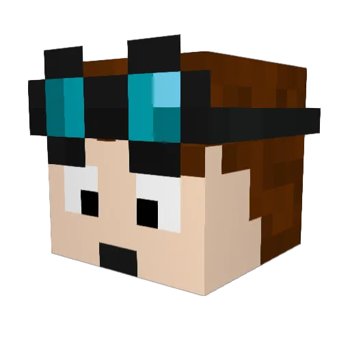 brontolo2001 Minecraft avatar head, 3D render
