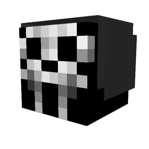 brook0612 Minecraft avatar head, 3D render