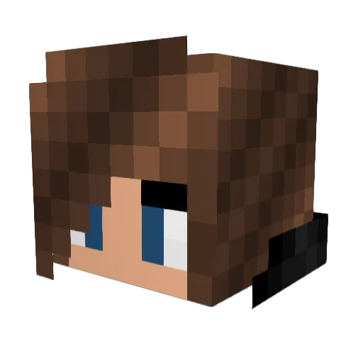 brooke24gomez Minecraft avatar head, 3D render