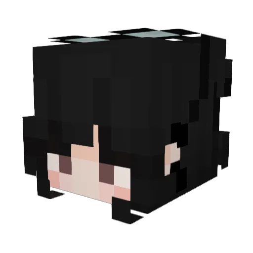 brookicoffee Minecraft avatar head, 3D render
