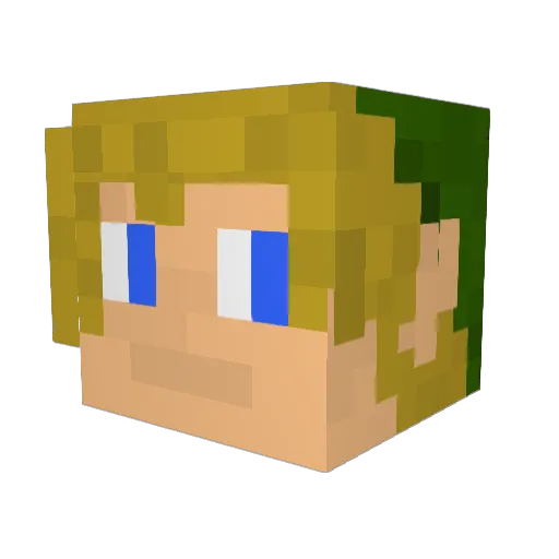 brooklynmike77 Minecraft avatar head, 3D render