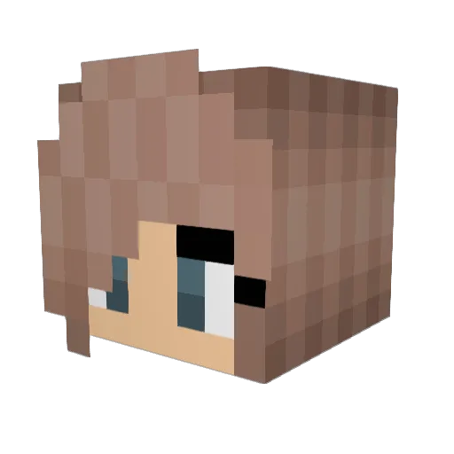 brooklyns_backup Minecraft avatar head, 3D render