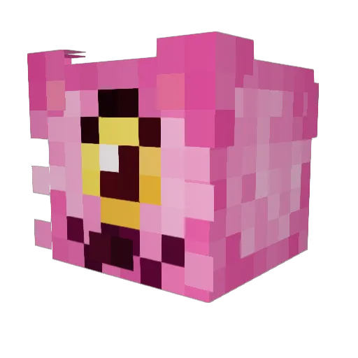 brophibian Minecraft avatar head, 3D render