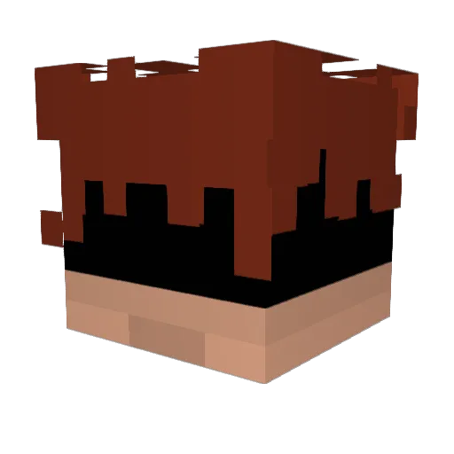 brosprime Minecraft avatar head, 3D render