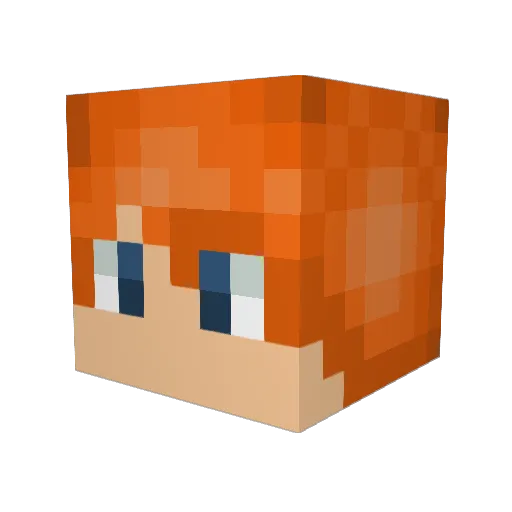 bross_90 Minecraft avatar head, 3D render