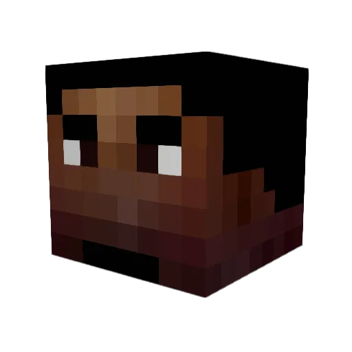 browaffle Minecraft avatar head, 3D render