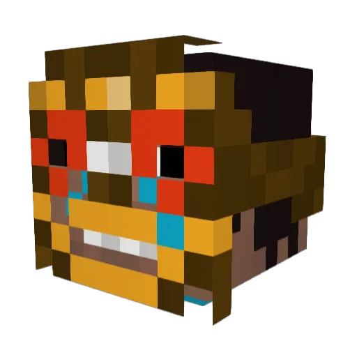 browell324 Minecraft avatar head, 3D render