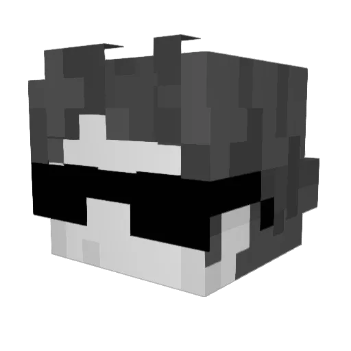 brown110879 Minecraft avatar head, 3D render