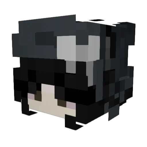 broxiee Minecraft avatar head, 3D render