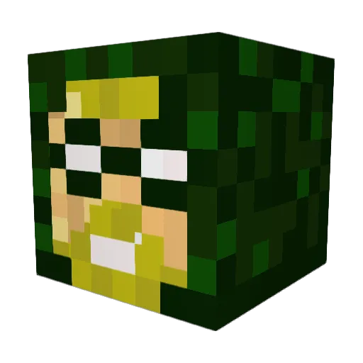 brozes44 Minecraft avatar head, 3D render