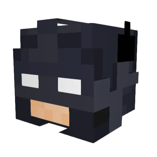 brrycc Minecraft avatar head, 3D render