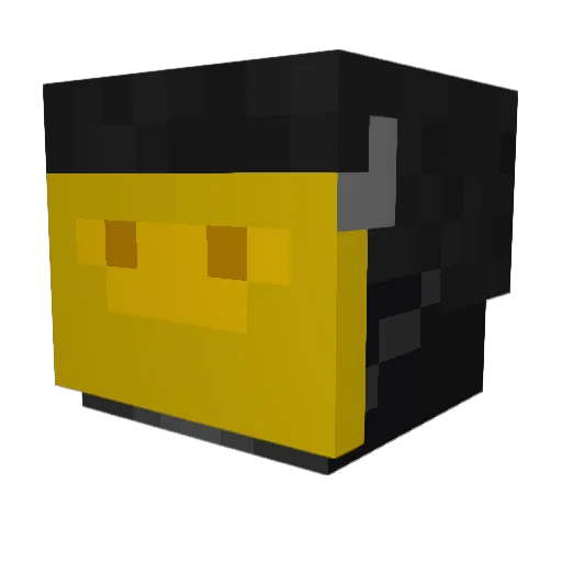 brt444 Minecraft avatar head, 3D render