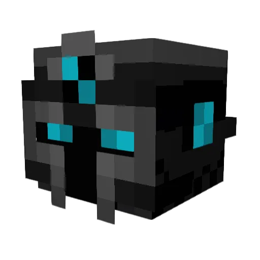 brtdzy Minecraft avatar head, 3D render