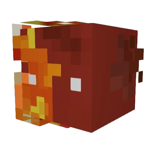 brtsz Minecraft avatar head, 3D render