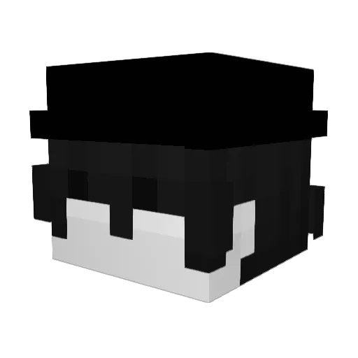 brtzite Minecraft avatar head, 3D render