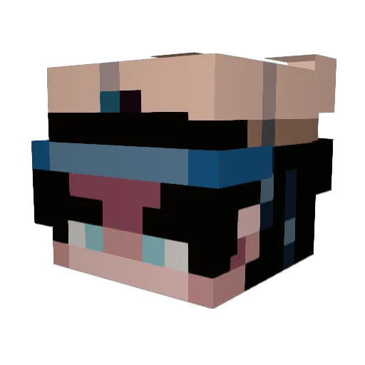 bruce1024 Minecraft avatar head, 3D render