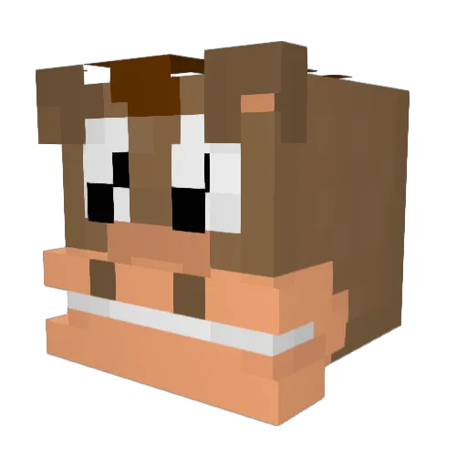 bruellmann Minecraft avatar head, 3D render