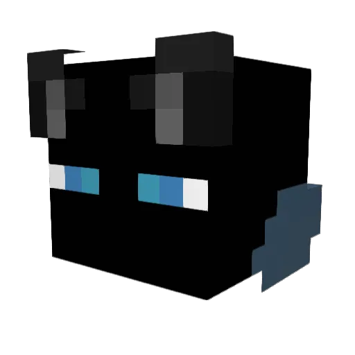 brugerblunu Minecraft avatar head, 3D render