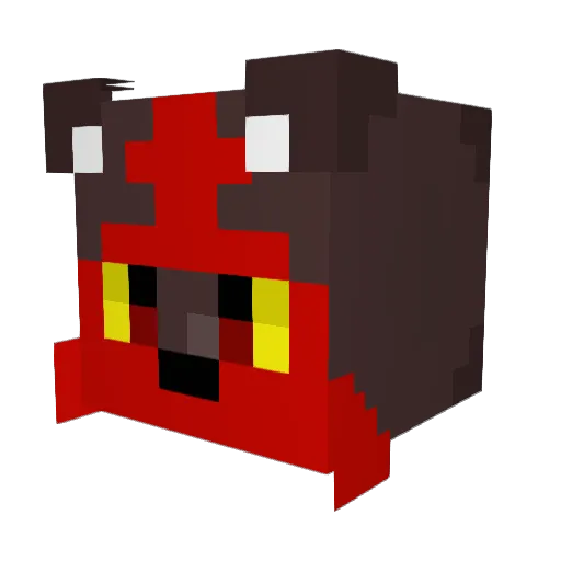 bruh1010 Minecraft avatar head, 3D render