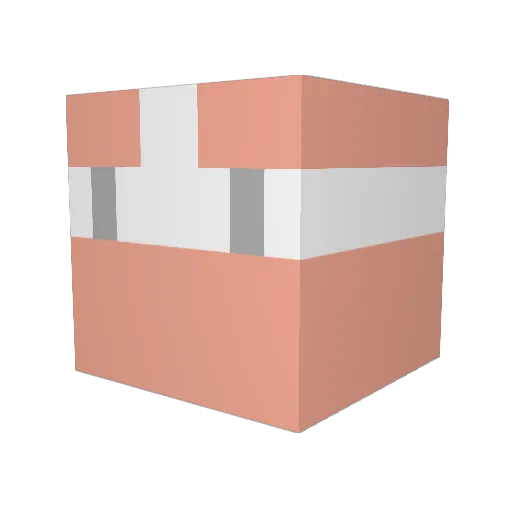 bruh309 Minecraft avatar head, 3D render