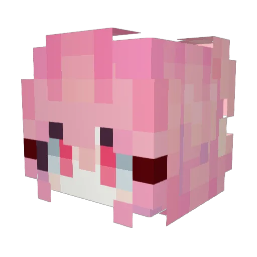 bruh347 Minecraft avatar head, 3D render