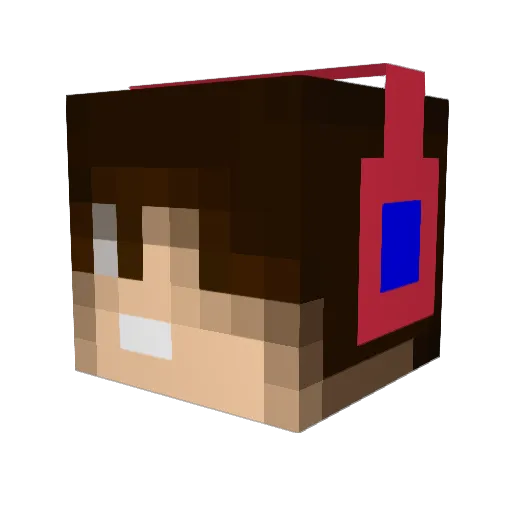 bruhEthon Minecraft avatar head, 3D render