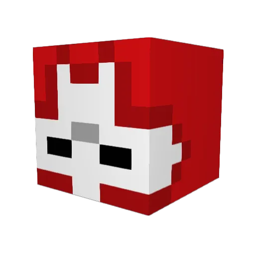 bruh_blinx Minecraft avatar head, 3D render