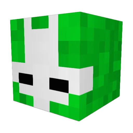 bruh_mp4_ Minecraft avatar head, 3D render