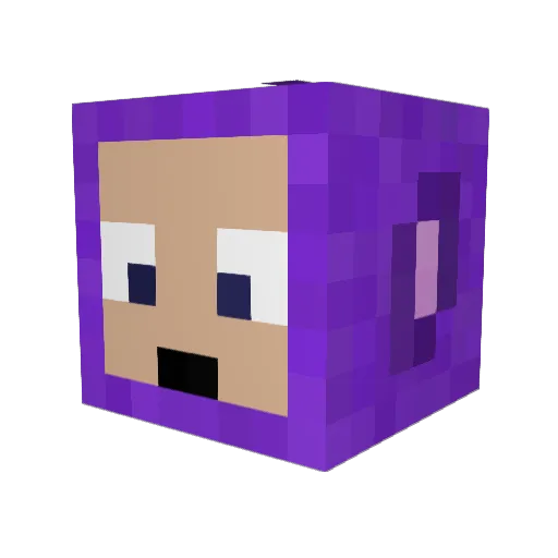 bruhmoment70 Minecraft avatar head, 3D render