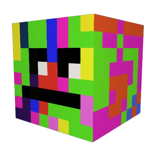 bruhppfart Minecraft avatar head, 3D render