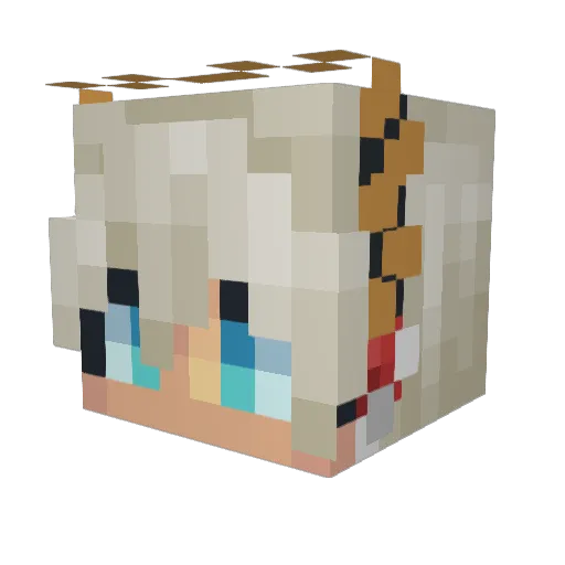 brukibalint Minecraft avatar head, 3D render
