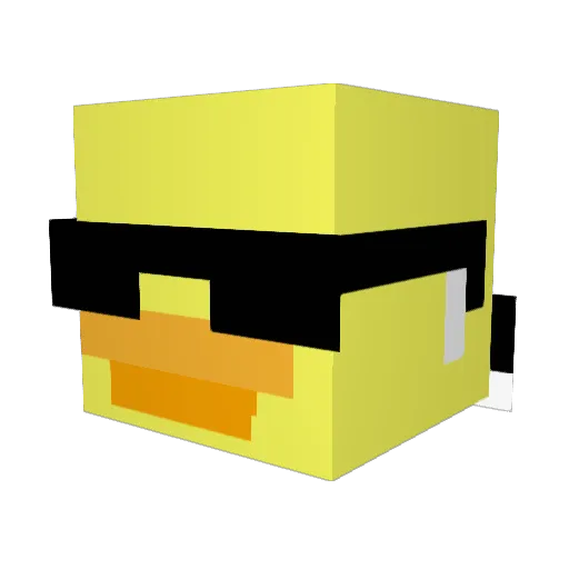 brumbal123 Minecraft avatar head, 3D render