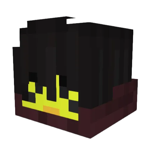 bruniium23 Minecraft avatar head, 3D render