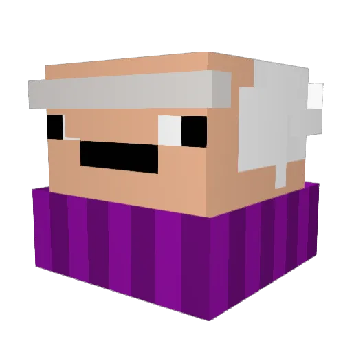 bruno_73 Minecraft avatar head, 3D render