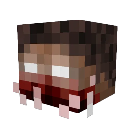 brunoferreira69 Minecraft avatar head, 3D render