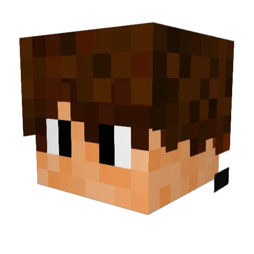 brunosalas Minecraft avatar head, 3D render