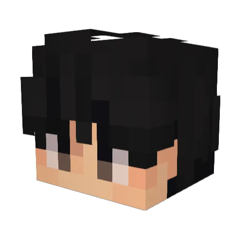 brunothre Minecraft avatar head, 3D render
