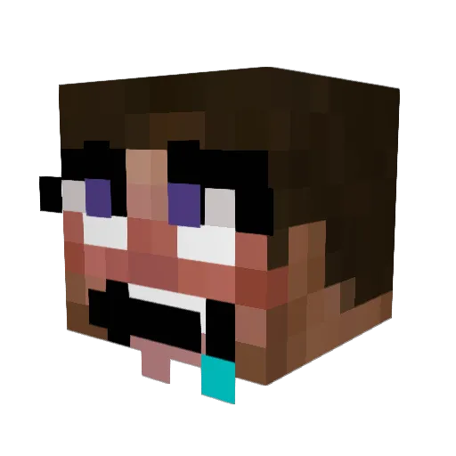 brunoxd31 Minecraft avatar head, 3D render