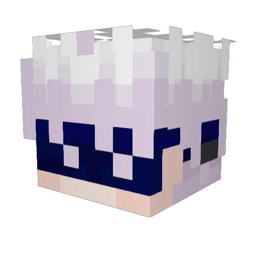brunuh000 Minecraft avatar head, 3D render