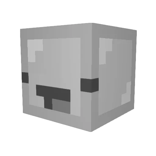 brup Minecraft avatar head, 3D render