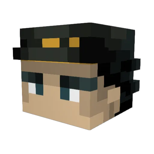brutalcumpowder Minecraft avatar head, 3D render