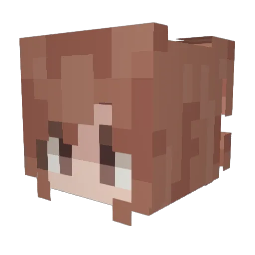 brutaldroid71 Minecraft avatar head, 3D render