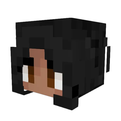 bruv_707 Minecraft avatar head, 3D render