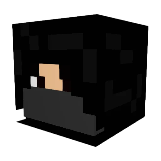 bruyoshi Minecraft avatar head, 3D render