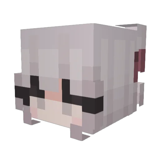 brvdie Minecraft avatar head, 3D render