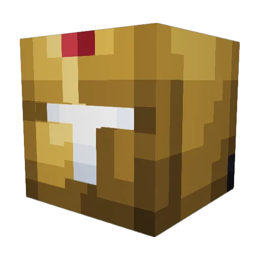 brvh_touch_grass Minecraft avatar head, 3D render