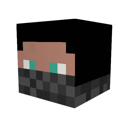 brw624 Minecraft avatar head, 3D render