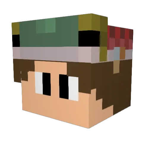 brwandon Minecraft avatar head, 3D render