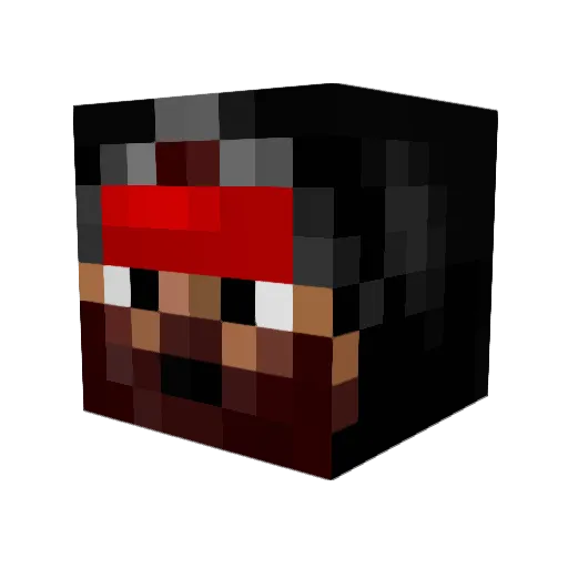 brx1 Minecraft avatar head, 3D render