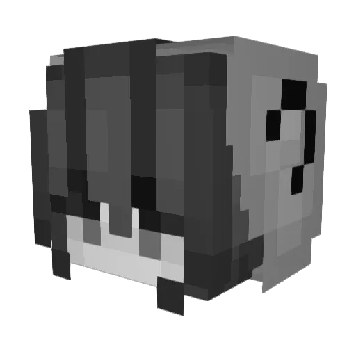 brxcho Minecraft avatar head, 3D render